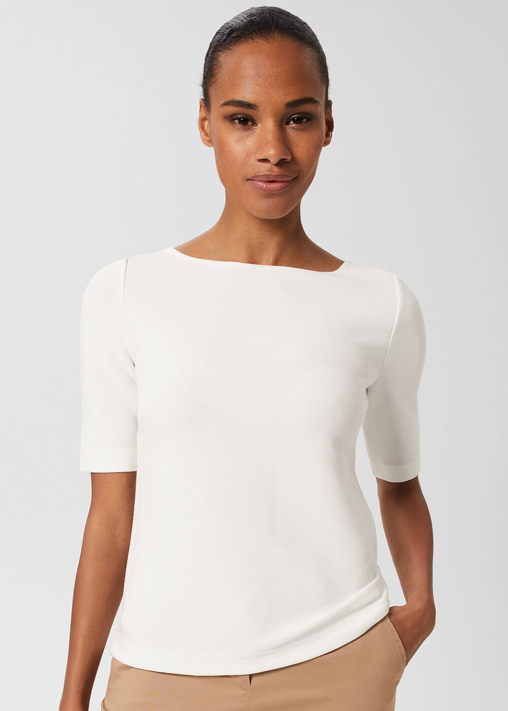 Nyla Top, Ivory, hi-res