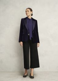 Gabrielle Blouse, Midnight Purple, hi-res