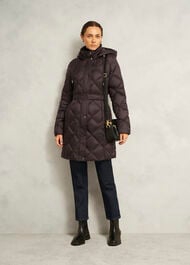 Petite Lumi Puffer, Deep Brown, hi-res