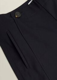Petite Kimmi Crop Pants, Navy, hi-res