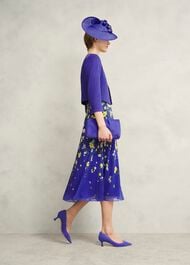 Elize Textured Jacket, Allium Blue, hi-res