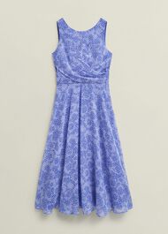 Petite Jess Dress, Blue Multi, hi-res