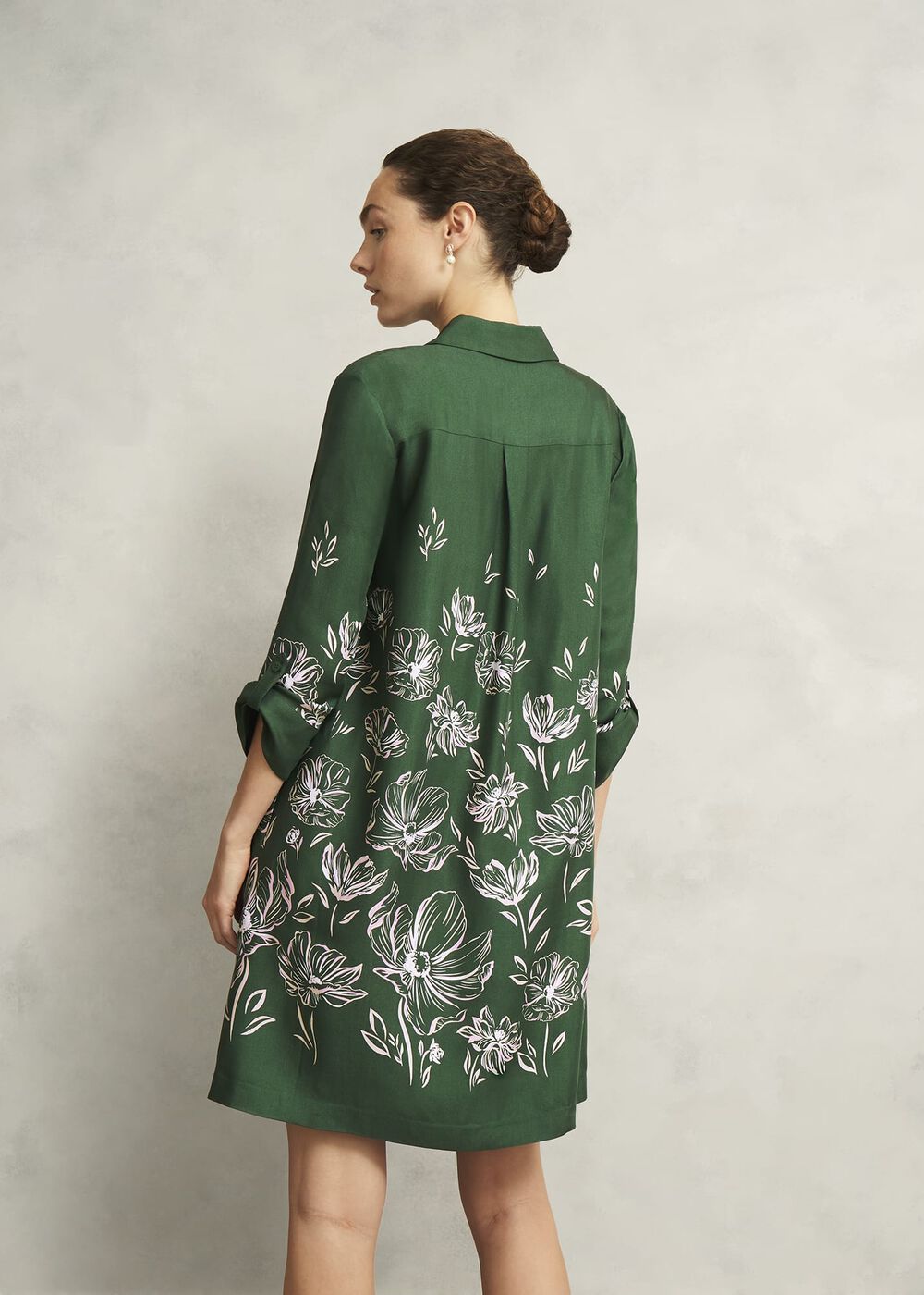Dark Green Marci Tunic Dress, Green Multi, hi-res
