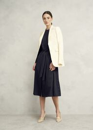 Finley Dress, Navy Ivory, hi-res
