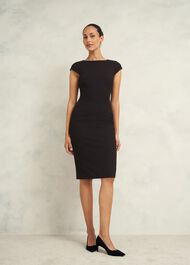 Petite Mia Dress, Black, hi-res