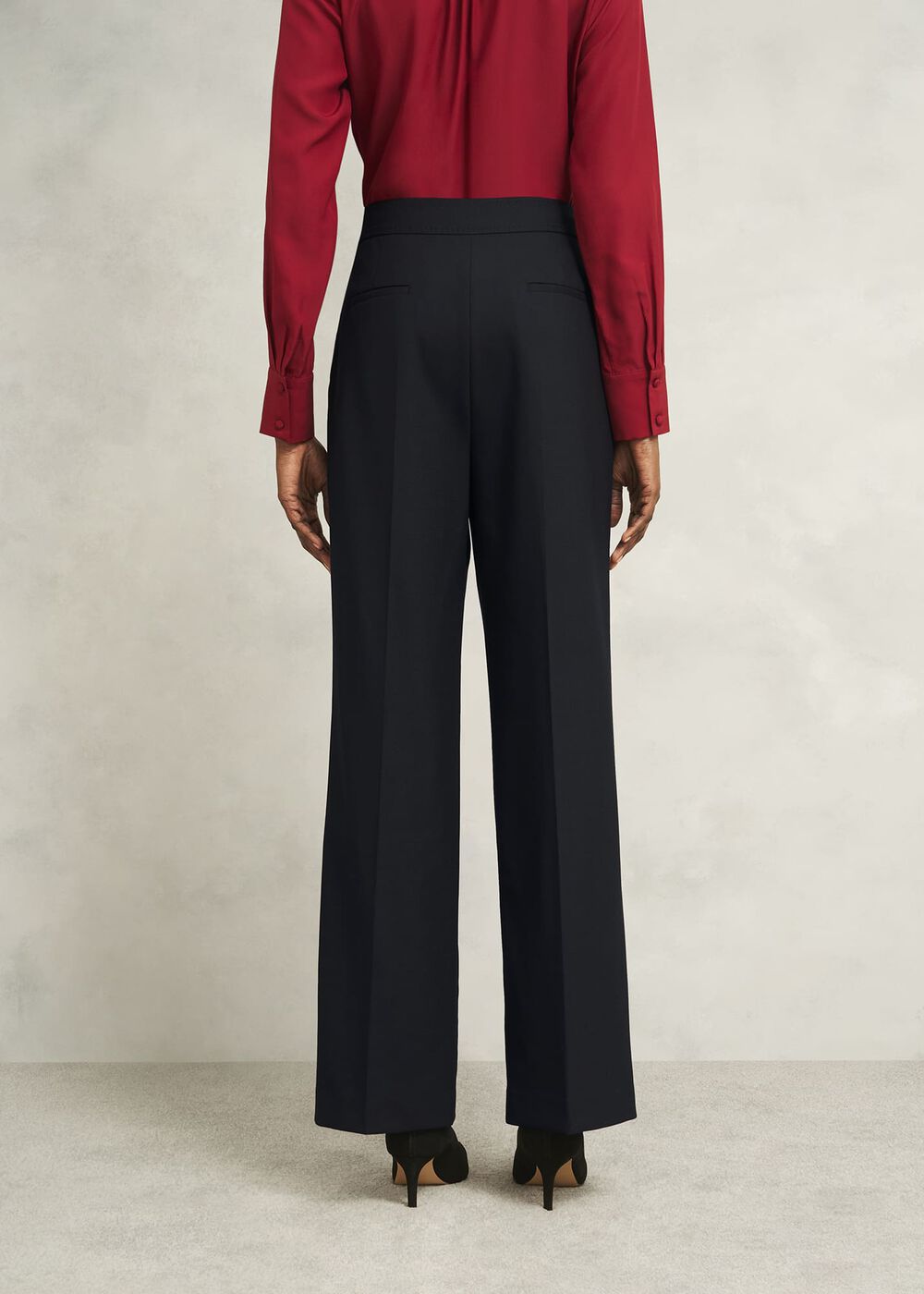 Heidi Wool Blend Pants, Black, hi-res