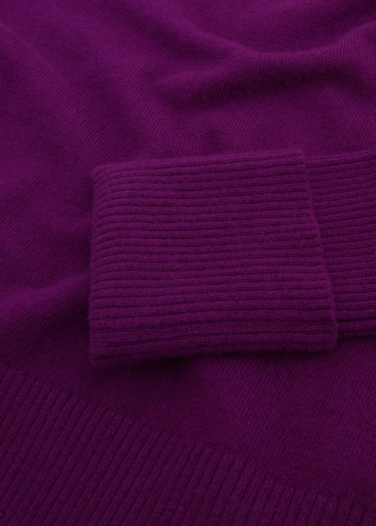 Darla Sweater With Cashmere, Vibrant Purple, hi-res