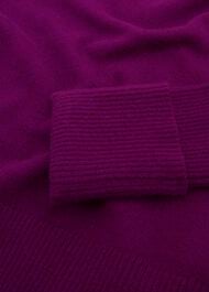 Darla Sweater With Cashmere, Vibrant Purple, hi-res