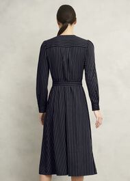 Finley Dress, Navy Ivory, hi-res