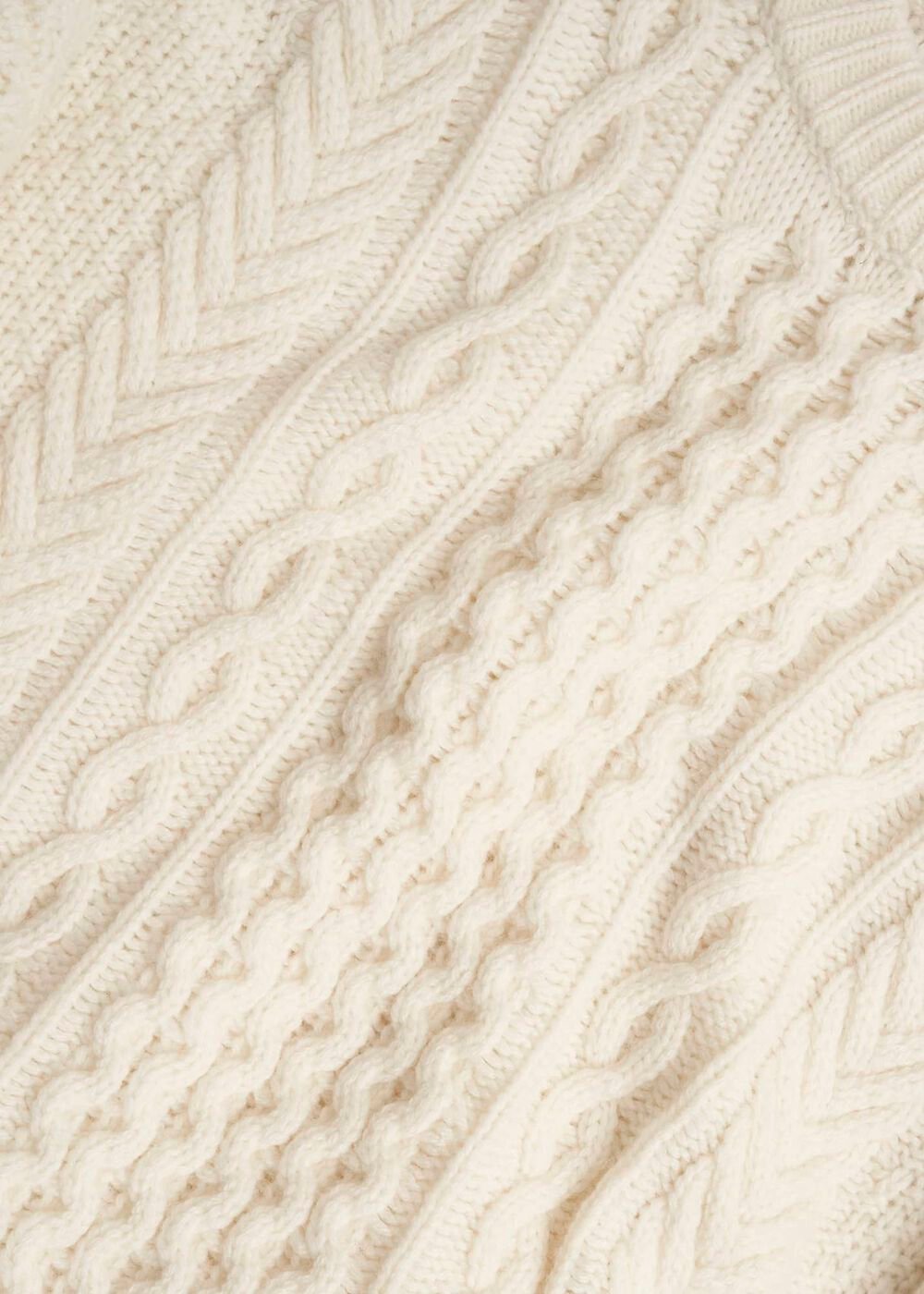 Nell Chunky Cable Sweater, Hobbs Ivory, hi-res