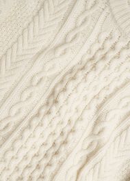 Nell Chunky Cable Sweater, Hobbs Ivory, hi-res