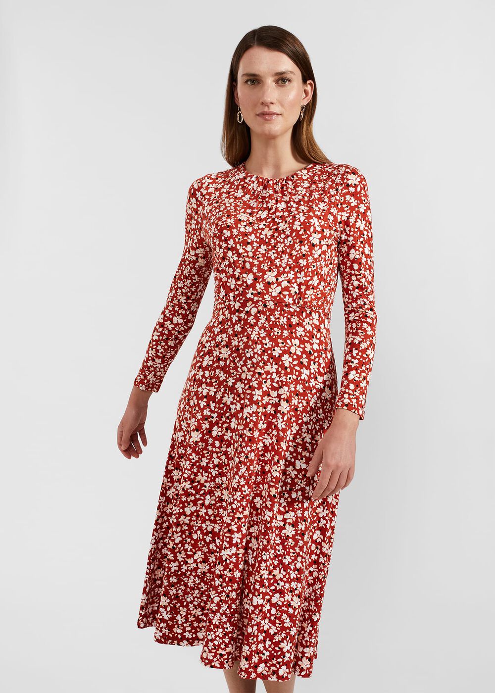 Sian Jersey Dress, Sienna Multi, hi-res