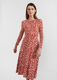 Sian Jersey Dress, Sienna Multi, hi-res