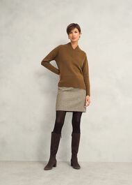 Becky Wool Blend Jumper, Toffee, hi-res