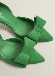 Elva Bow Pumps, Cilantro Green, hi-res