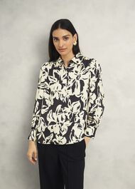 Askham Shirt, Black Cream, hi-res