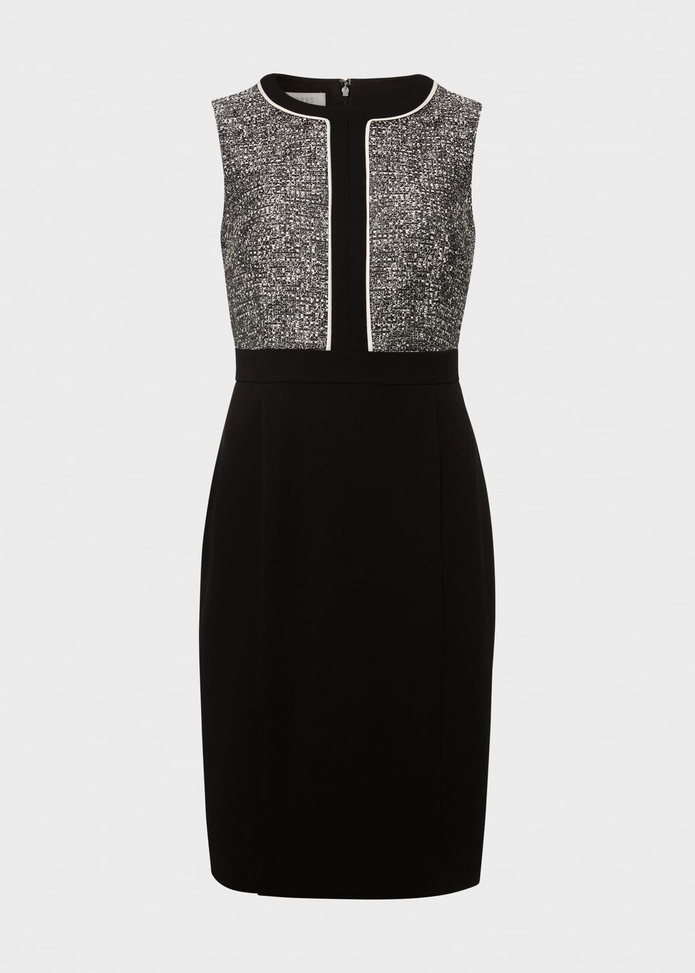 Brienna Shift Dress, Black Ivory, hi-res