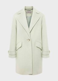 Lillie Coat, Green Ivory, hi-res
