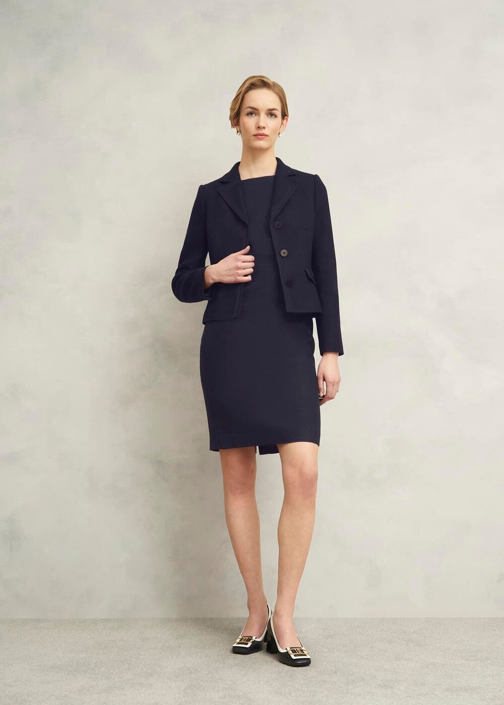 Adrian Tweed Jacket, Navy, hi-res