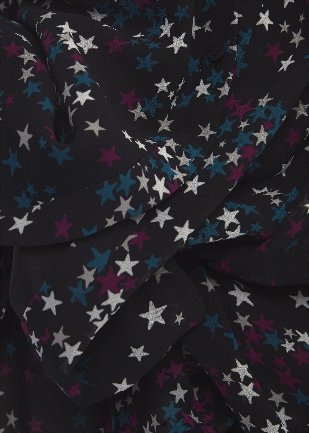 Erin Star Fit And Flare Dress, Black Multi, hi-res