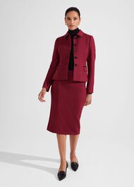Daniella Wool Jacket, Pink Multi, hi-res