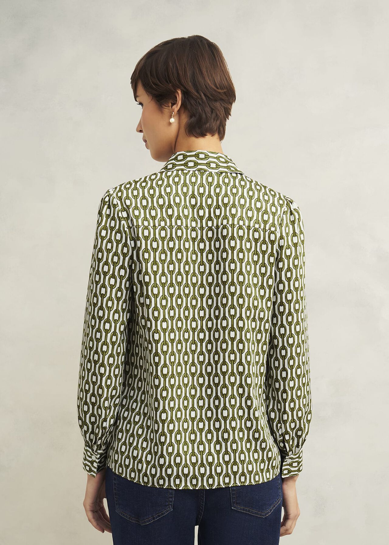 Tallie Shirt, Ivory Green, hi-res