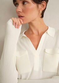 Meredith Sweater, Ivory, hi-res