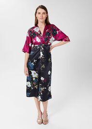 Farrah Dress, Purple Navy, hi-res