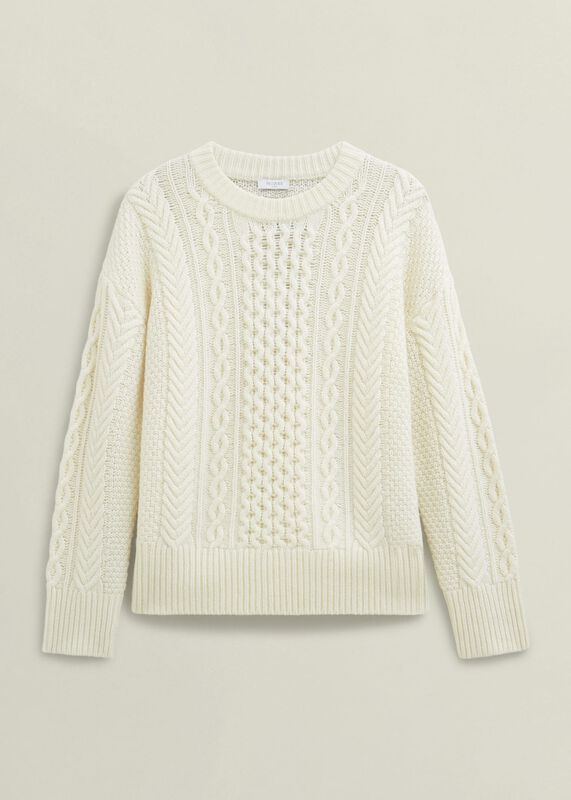 Nell Chunky Cable Sweater