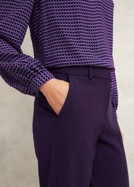 Fenella Straight Pants, Grape Purple, hi-res