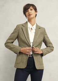 Lilla Wool Jacket, Brown Multi, hi-res