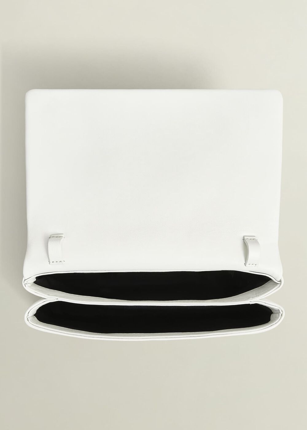 Jas Leather Clutch Bag, Ivory, hi-res