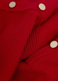 Noa Knitted Dress, Firebrick Red, hi-res