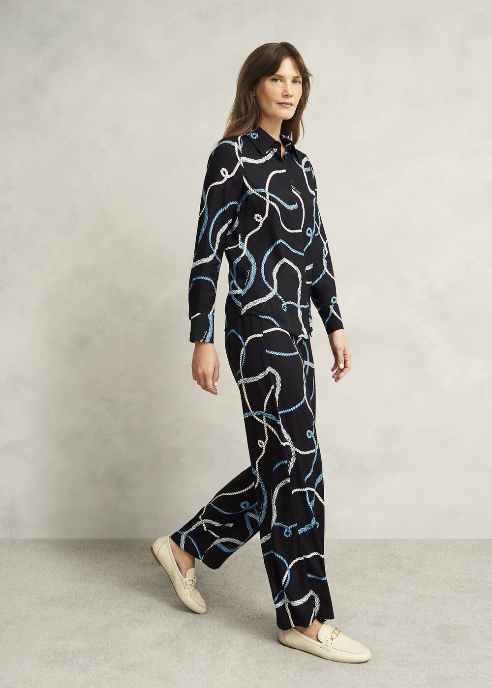 Raya Pants, Navy Multi, hi-res