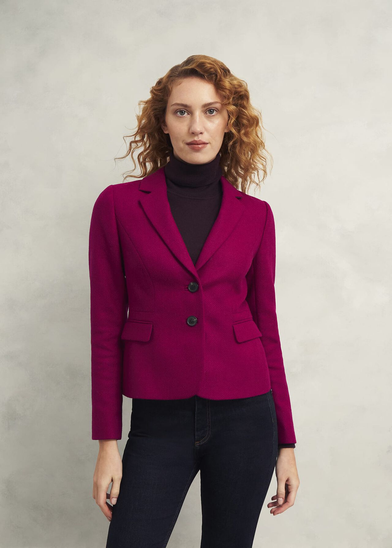 Petite Hackness Jacket, Pink, hi-res