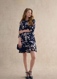 Liana Floral Mini Dress, Midnight Pink, hi-res