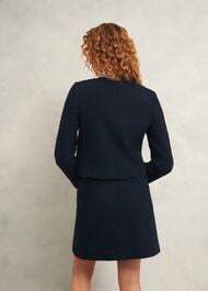 Marie Skirt With Wool, Navy, hi-res