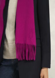 Emery Wool Scarf, Deep Rose Pink, hi-res
