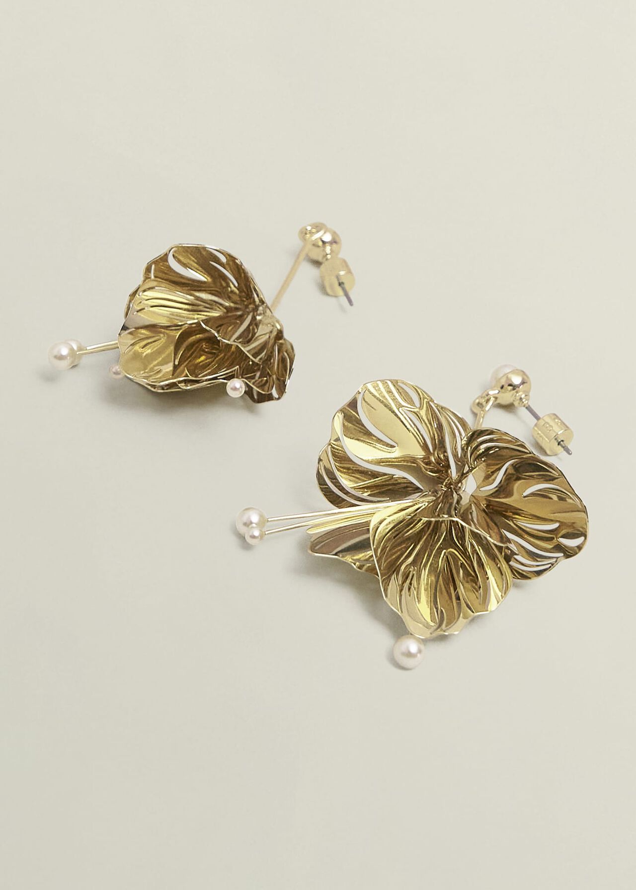 Elisa Earrings, Gold, hi-res