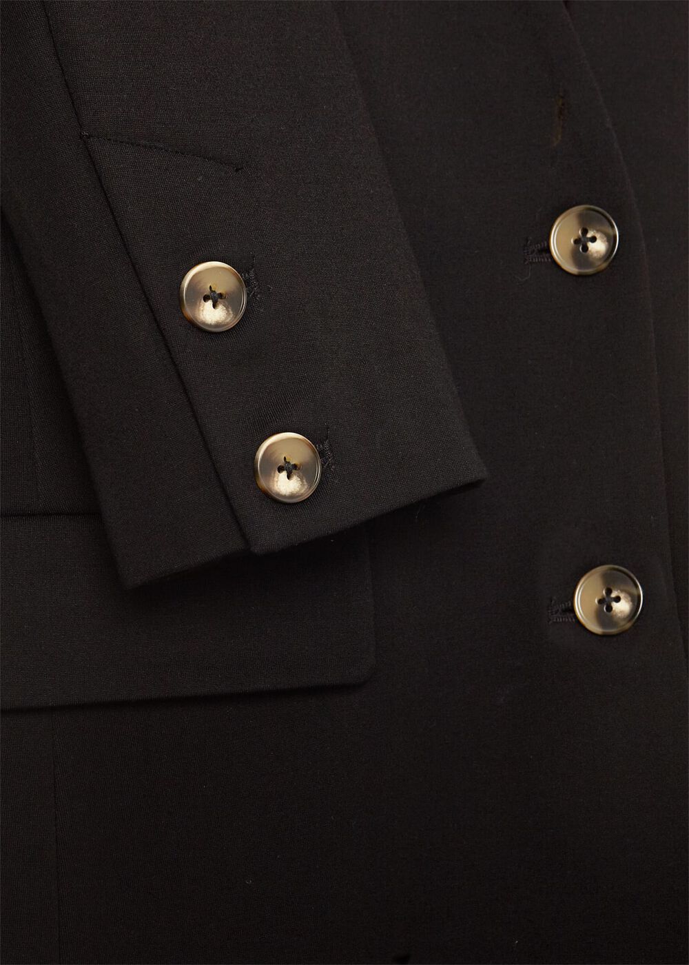 Adalee Ponte Blazer, Black, hi-res