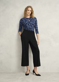Dina Crop Pants, Black, hi-res