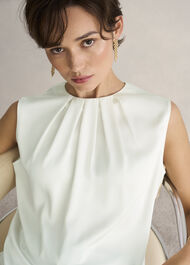 Rosanne Blouse, True Ivory, hi-res