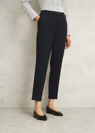 Petite Ivy Slim Pants, Navy, hi-res