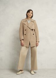Norma Trench Coat, Fawn Beige, hi-res