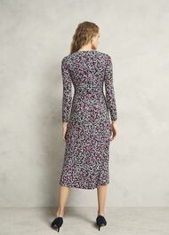 Flo Jersey Dress, Pink Multi, hi-res