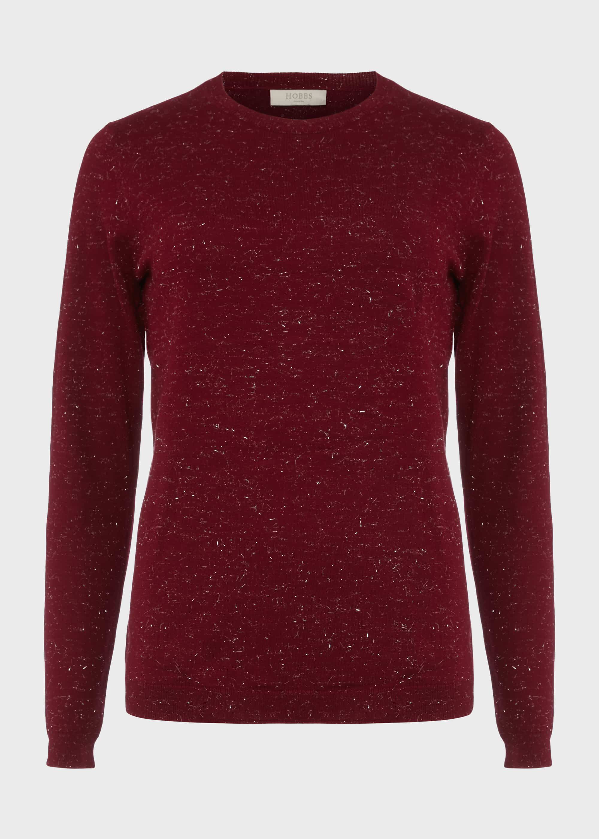 red sparkle jumper