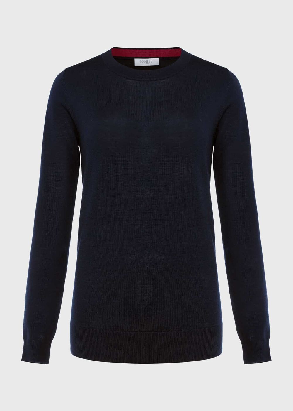 Penny Merino Wool Sweater, Navy, hi-res