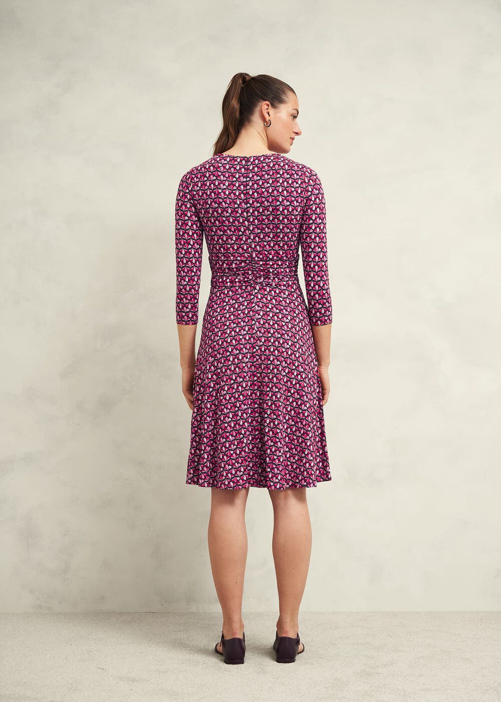 Bayview Jersey Dress, Pink Multi, hi-res