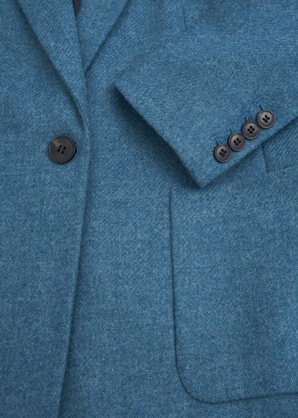Petite Lilla Wool Jacket, Blue, hi-res