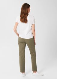 Cynthia Trousers, Khaki, hi-res